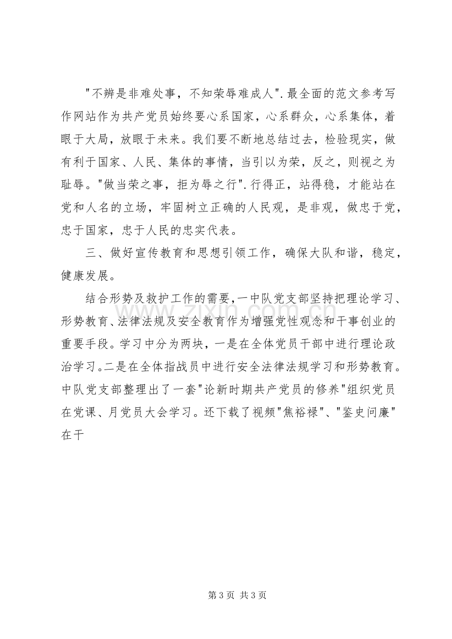 某大队三严三实专题学习研讨会发言.docx_第3页