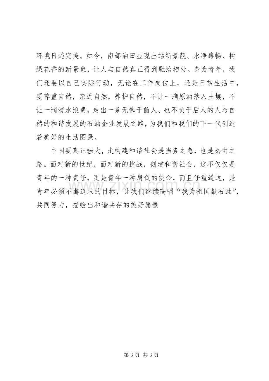 构建和谐社会演讲稿—青年要担负起创建和谐社会的责任 (2).docx_第3页