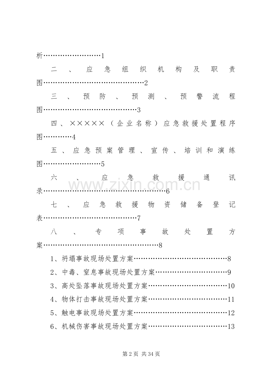 砂石开采公司安全生产事故应急处理预案 .docx_第2页