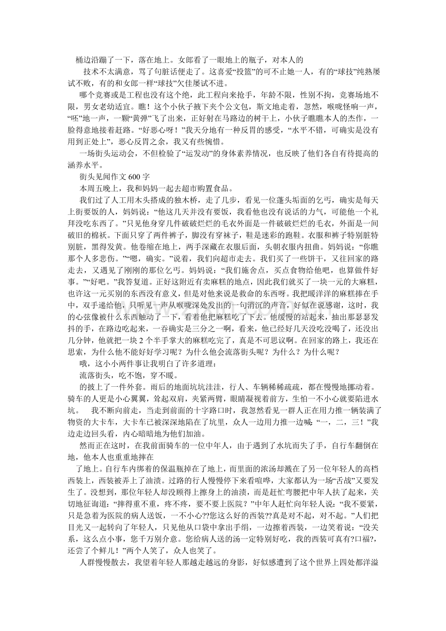 街头见闻作文800字.doc_第3页