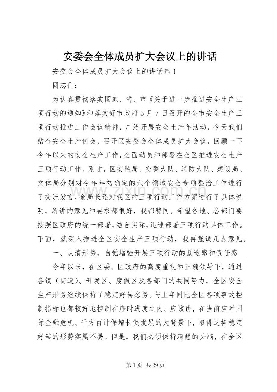 安委会全体成员扩大会议上的讲话.docx_第1页