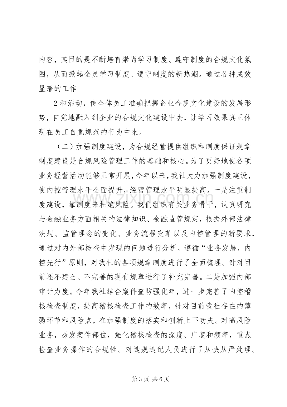 合规风险管理工作典型发言材料提纲.docx_第3页