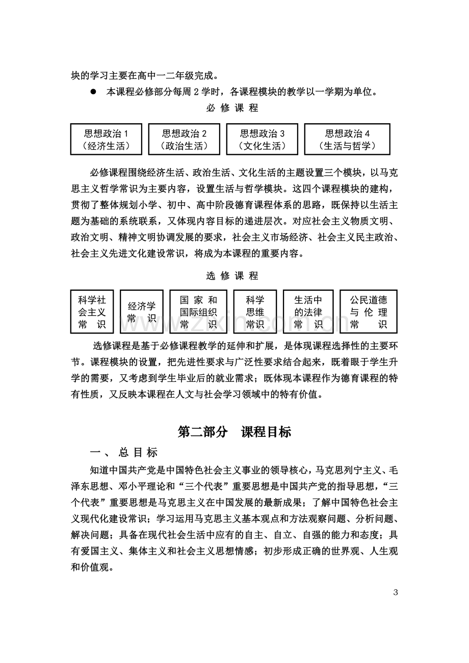 高中思想政治课程标准.doc_第3页