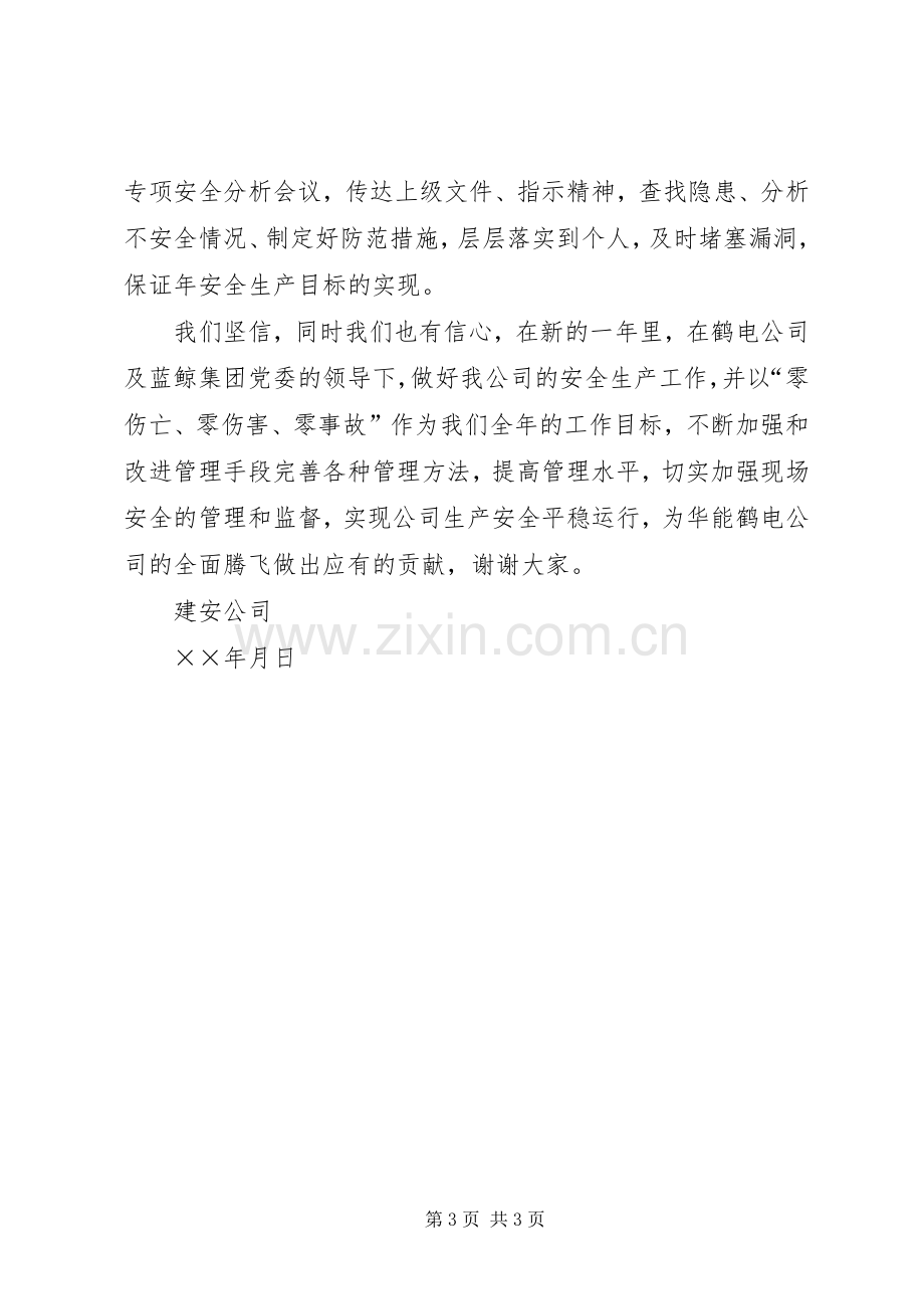 公司安全生产表态发言稿范文.docx_第3页