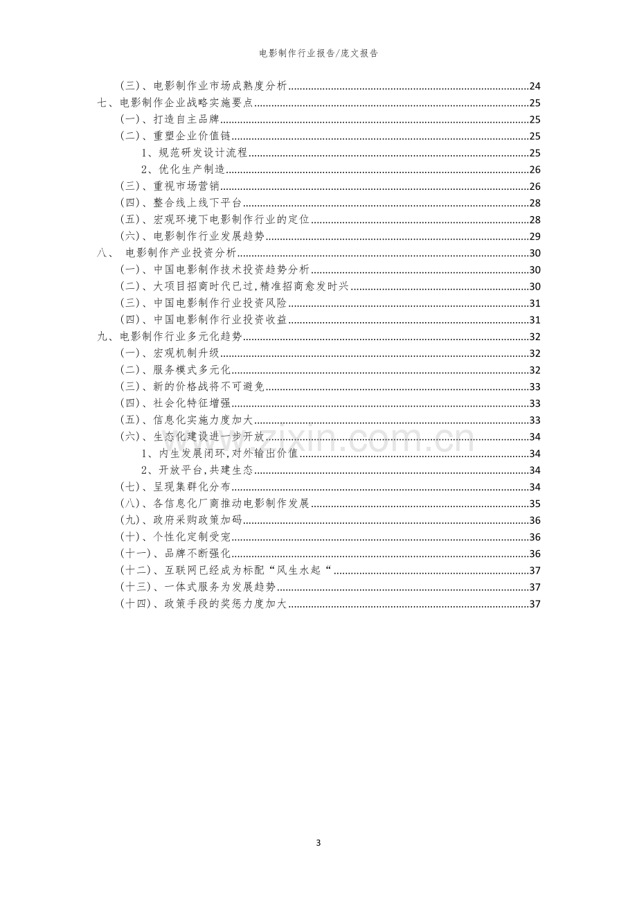 2023年电影制作行业分析报告及未来五至十年行业发展报告.docx_第3页