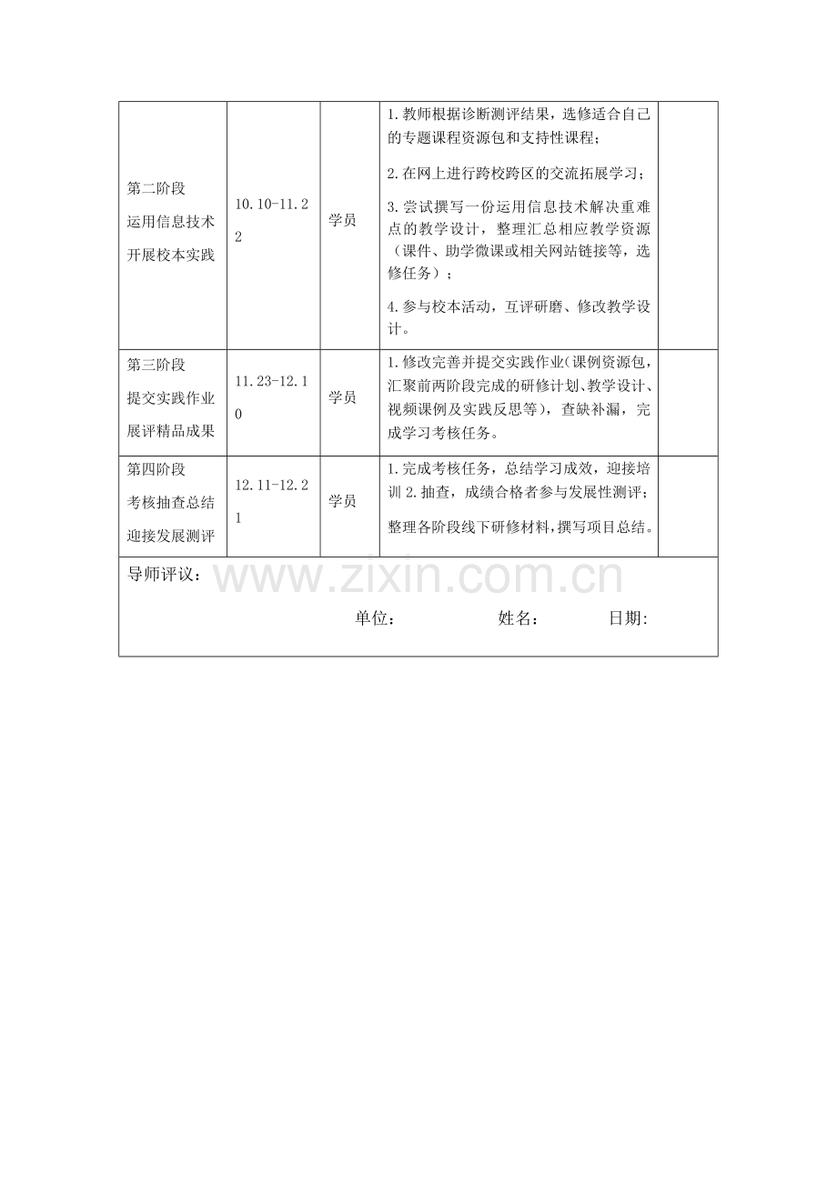 董秀珍-个人研修工作计划.docx_第2页