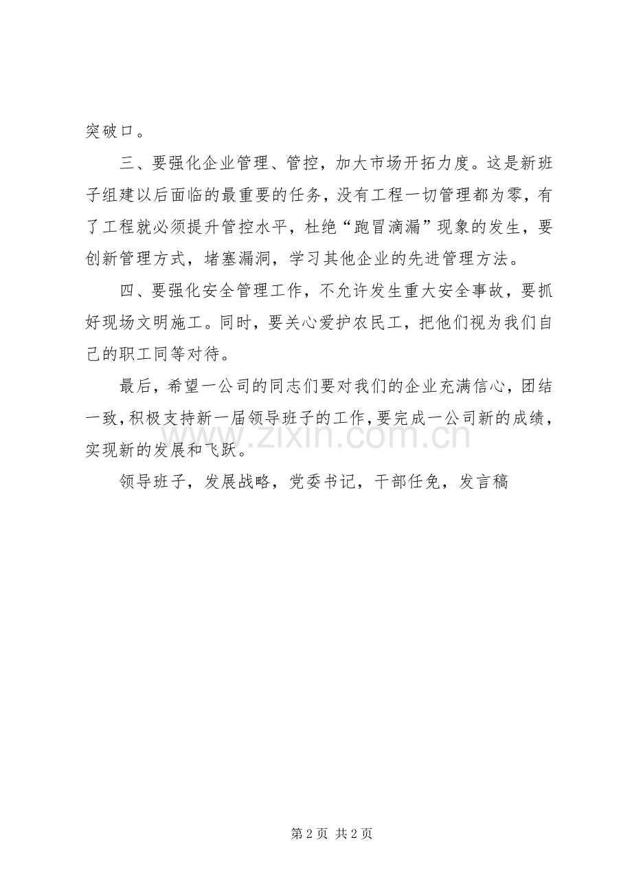 集团公司党委书记干部大会发言.docx_第2页