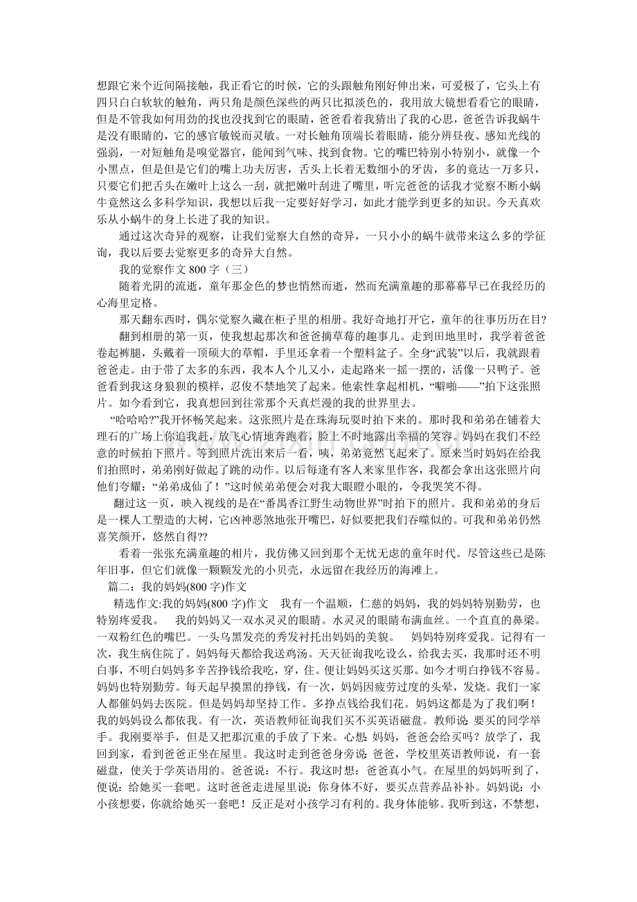 我的孩子作文800字.doc_第2页