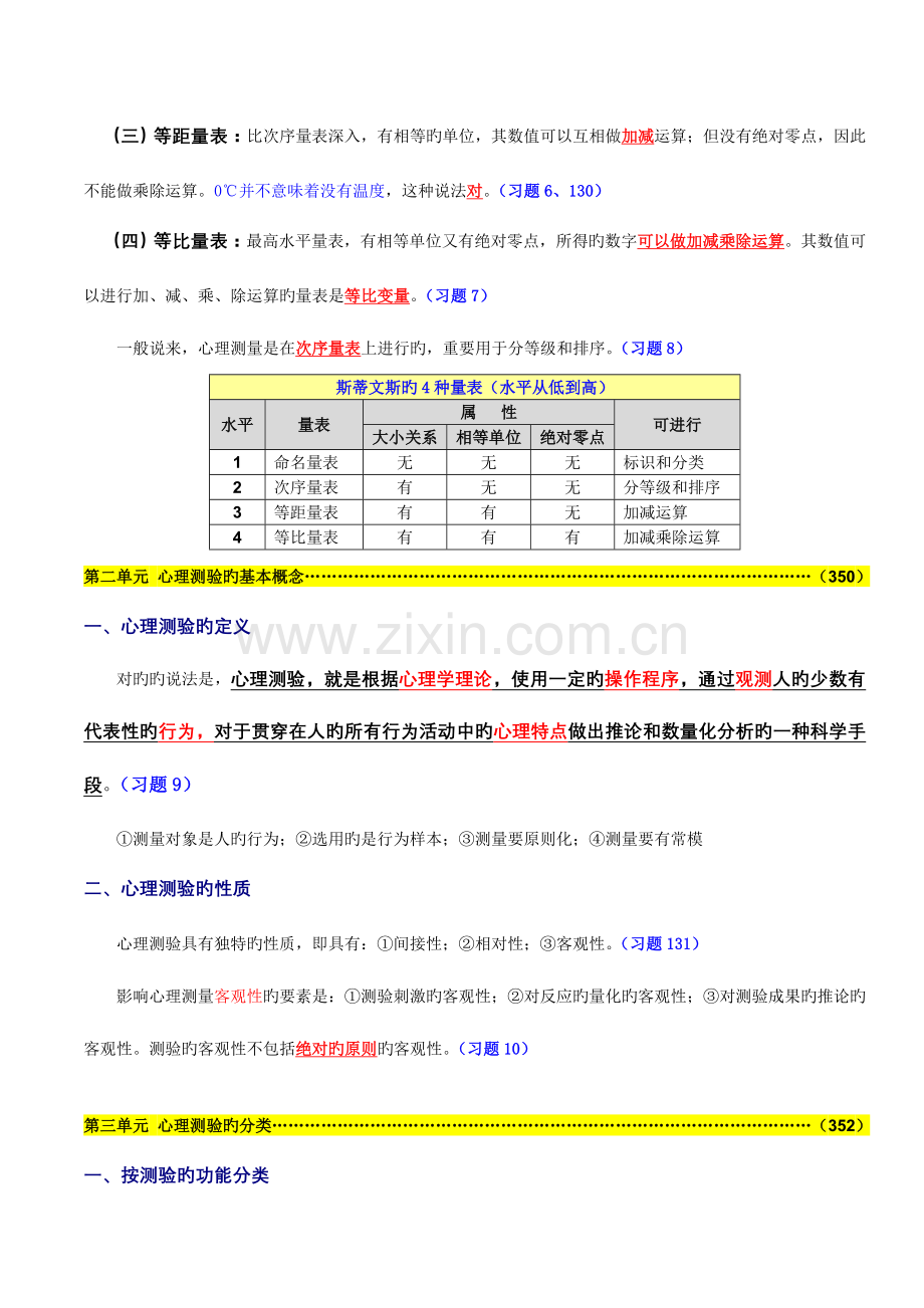 2023年心理咨询师心理测量学知识复习概要.doc_第2页