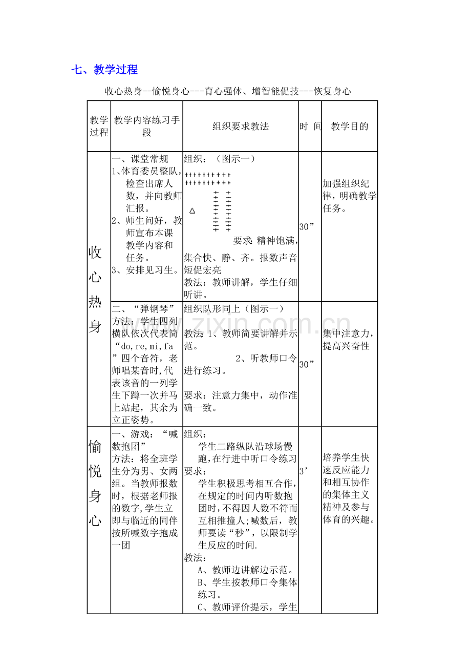 前滚翻、变向跑教学设计.doc_第3页