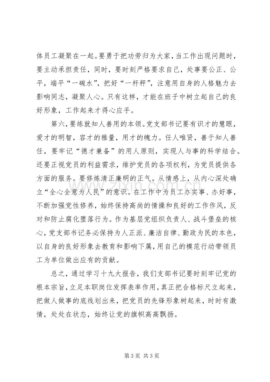 如何做一名合格的党支部书记交流发言稿（六个方面）.docx_第3页