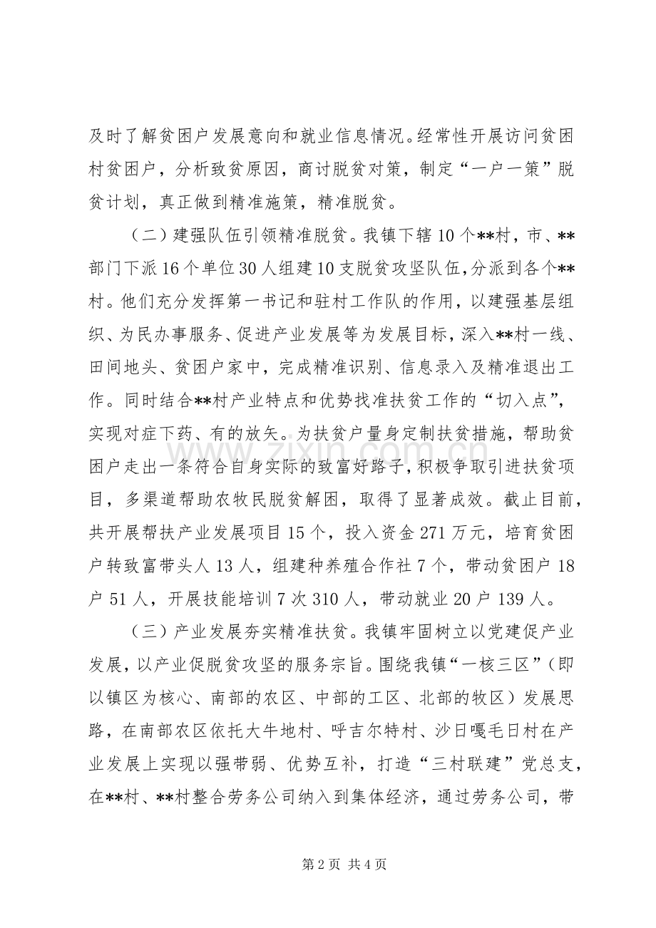 精准扶贫驻村工作推进会发言材料.docx_第2页