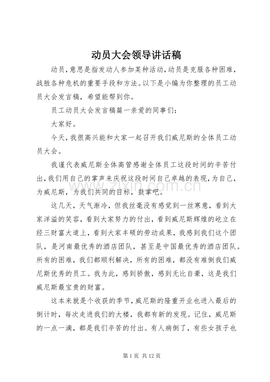 动员大会领导讲话稿.docx_第1页