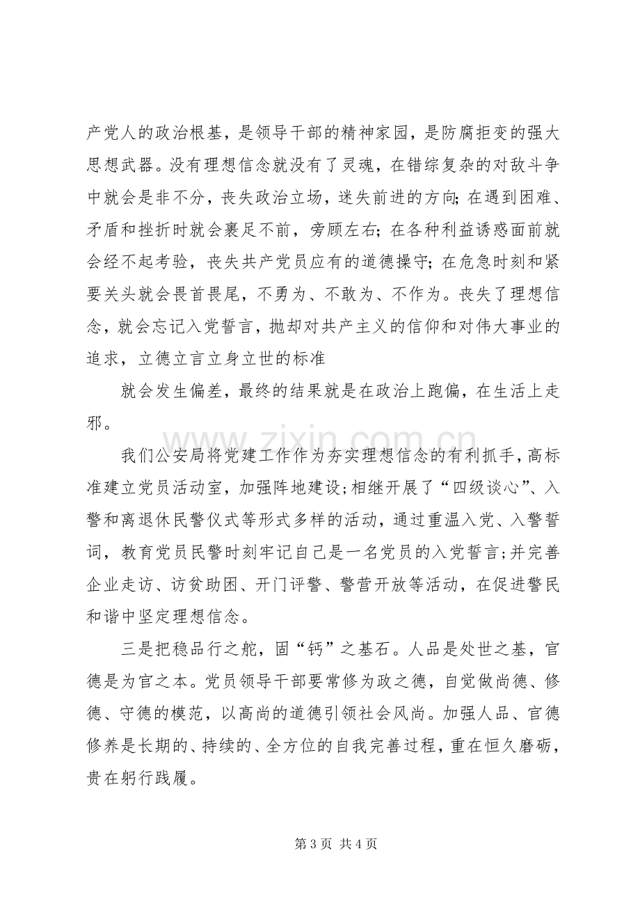 主题教育“党性修养”专题研讨发言稿[全文5篇].docx_第3页