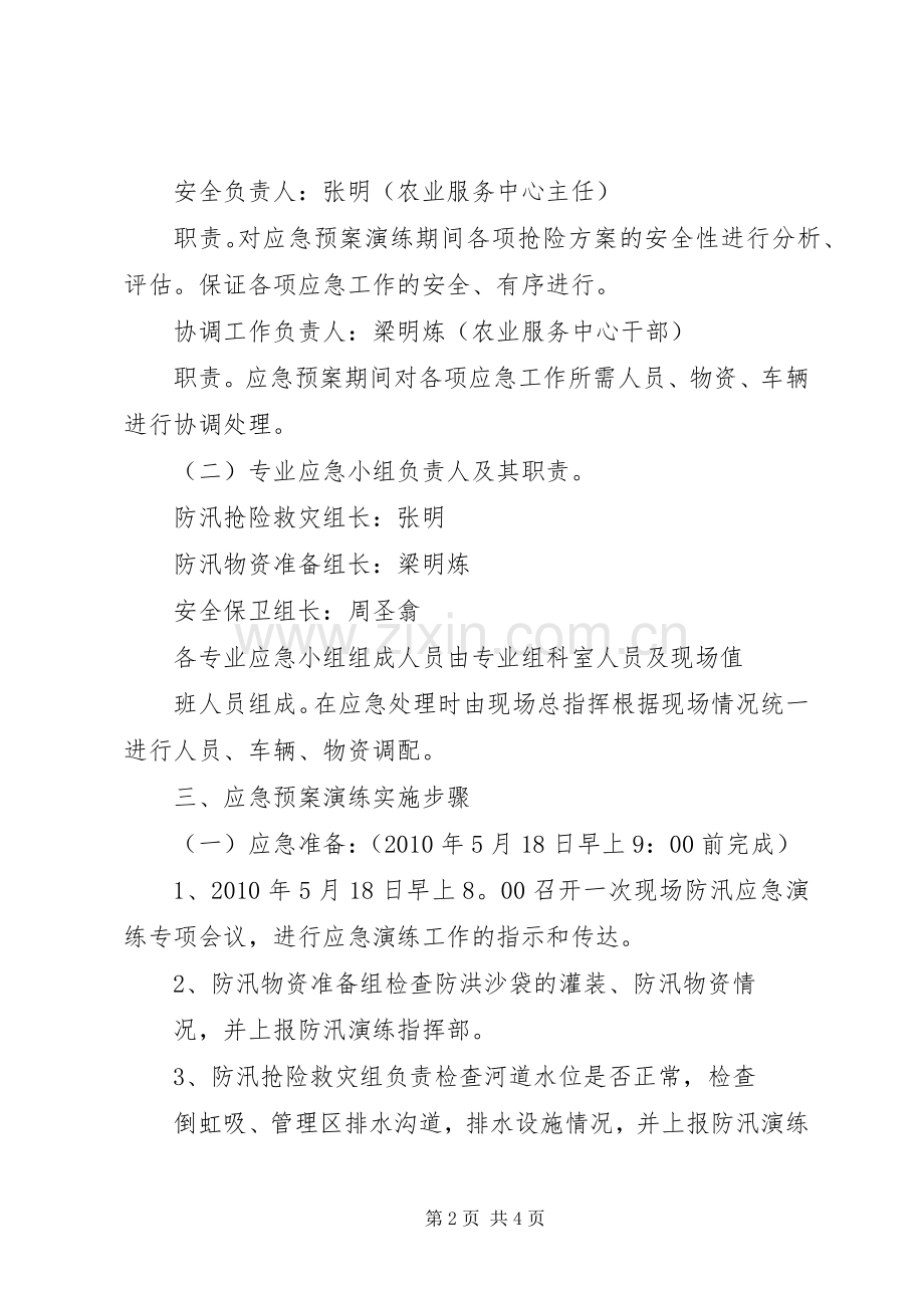 水库应急救援演练实施方案_2 .docx_第2页