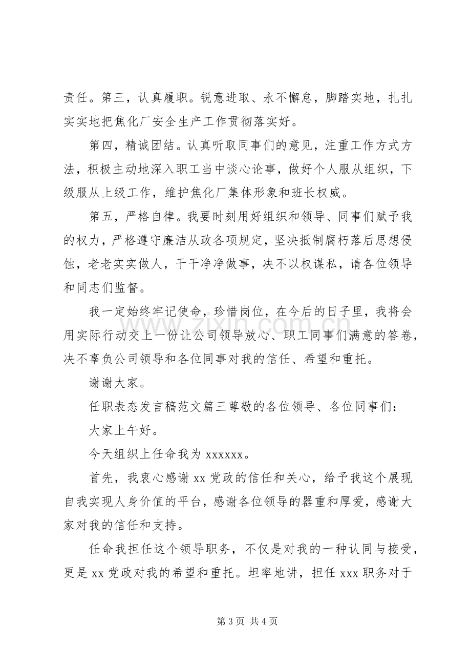 关于任职表态发言优秀范文.docx_第3页