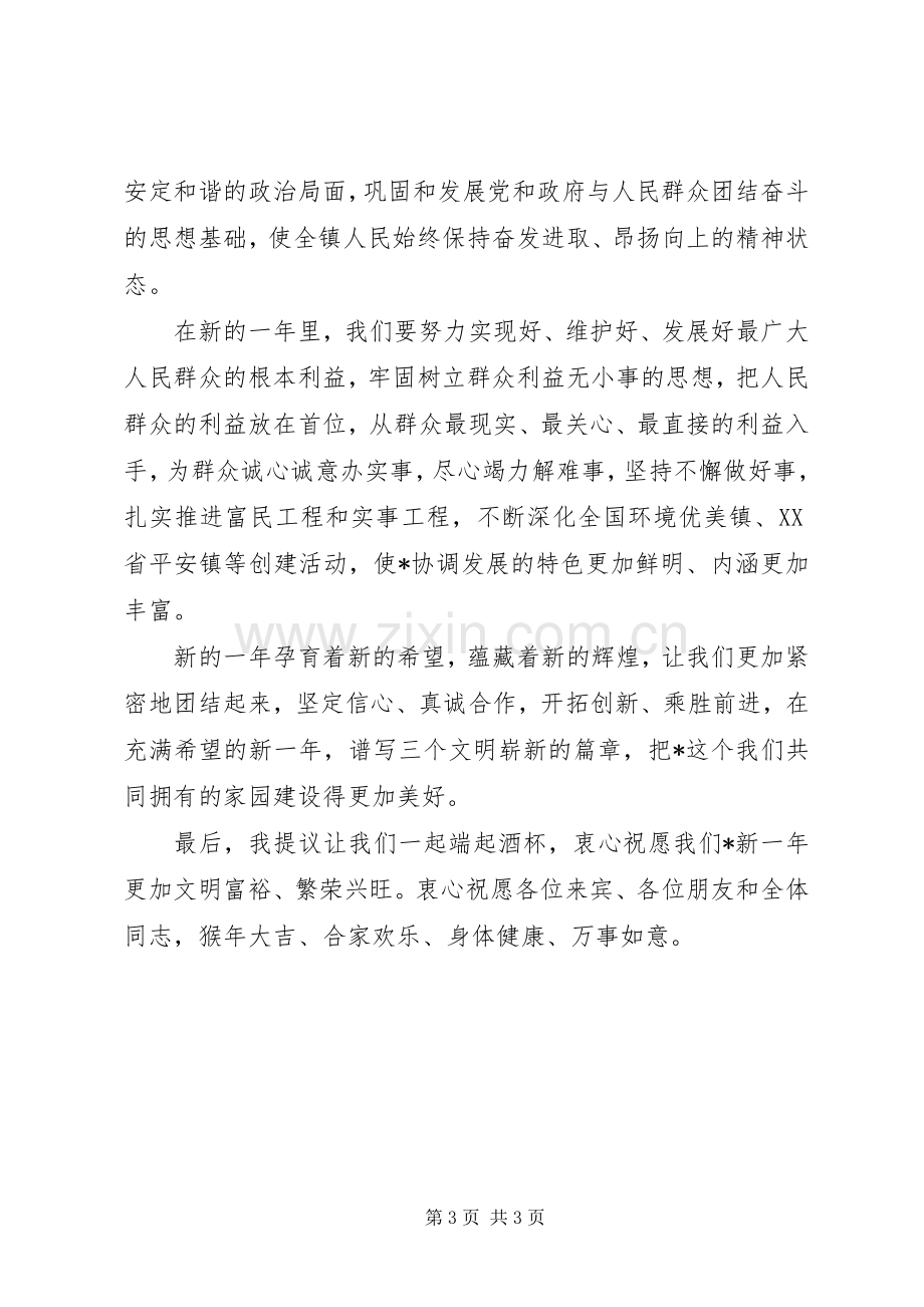 镇领导在春节团拜会上的演讲致辞.docx_第3页