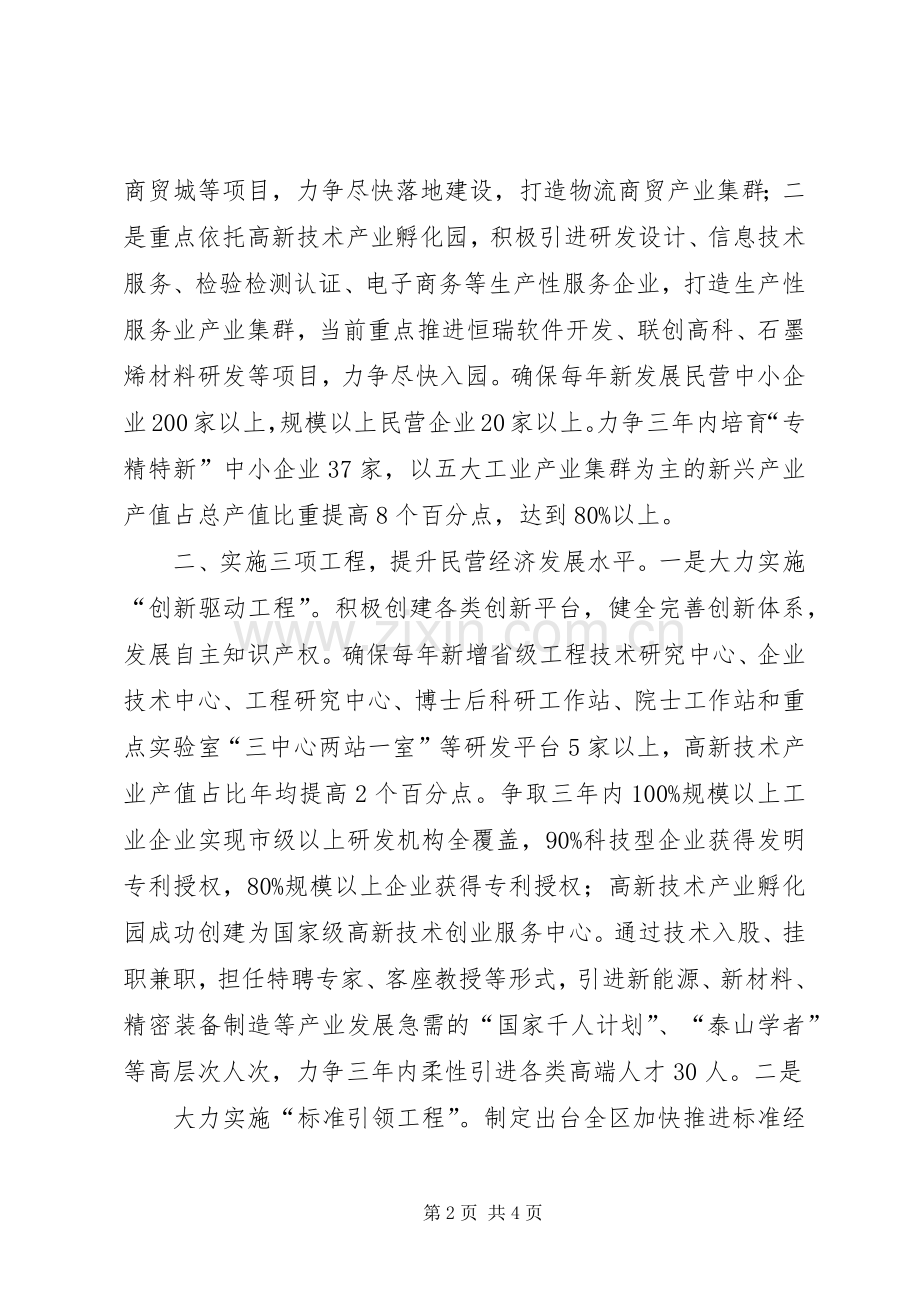 在全市民营经济工作会议上的发言稿 (2).docx_第2页