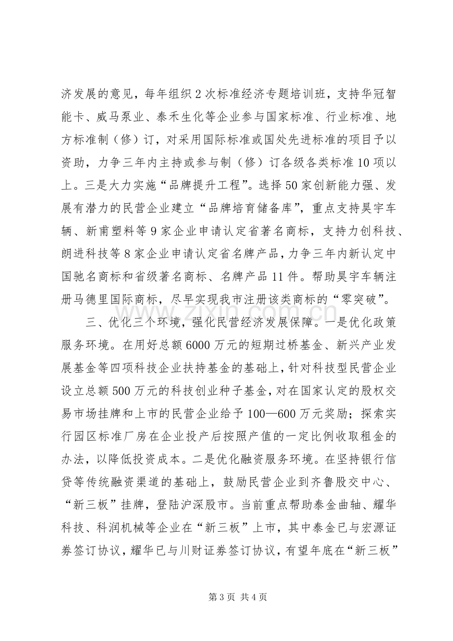 在全市民营经济工作会议上的发言稿 (2).docx_第3页