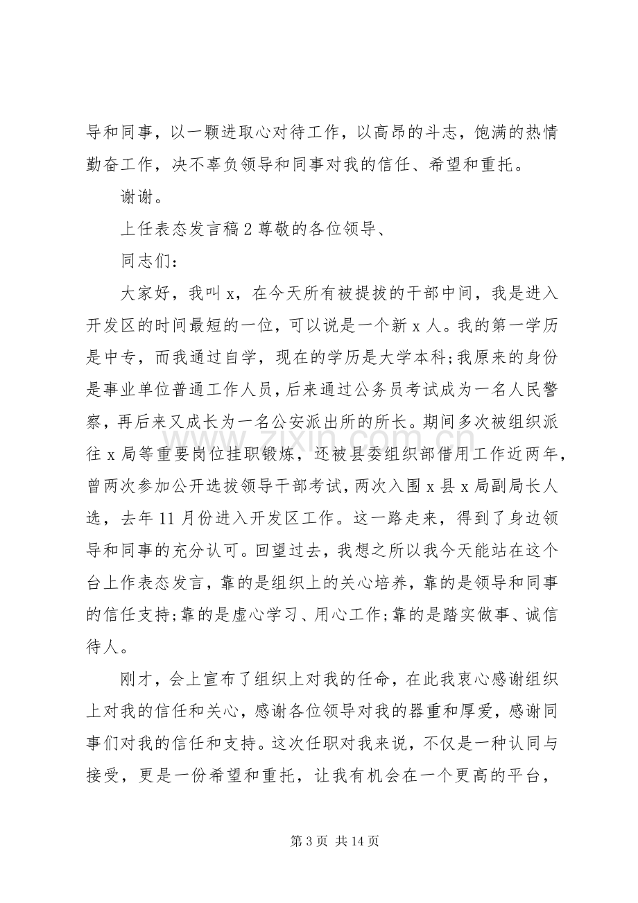 关于上任表态发言稿.docx_第3页