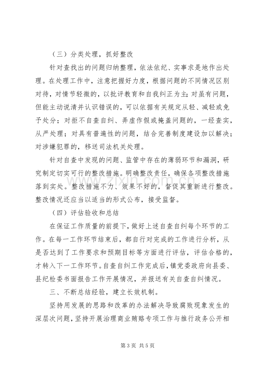 开展不正当交易行为自查自纠方案 .docx_第3页