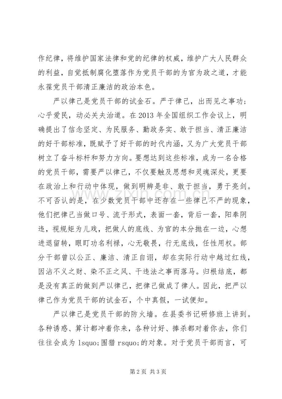 严以律己研讨交流发言.docx_第2页