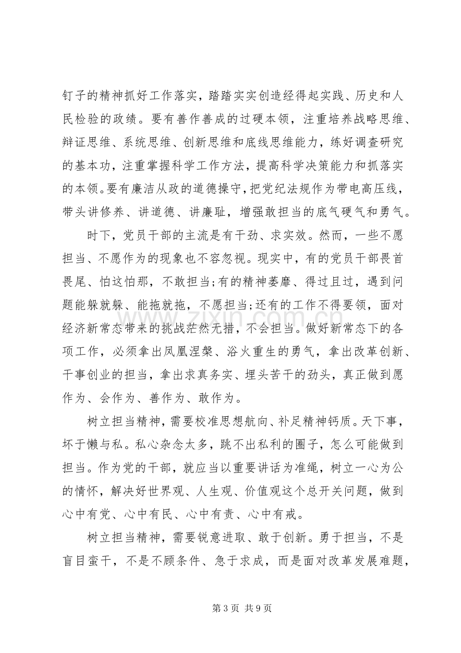 领导班子带头攻坚克难敢于担当发言.docx_第3页