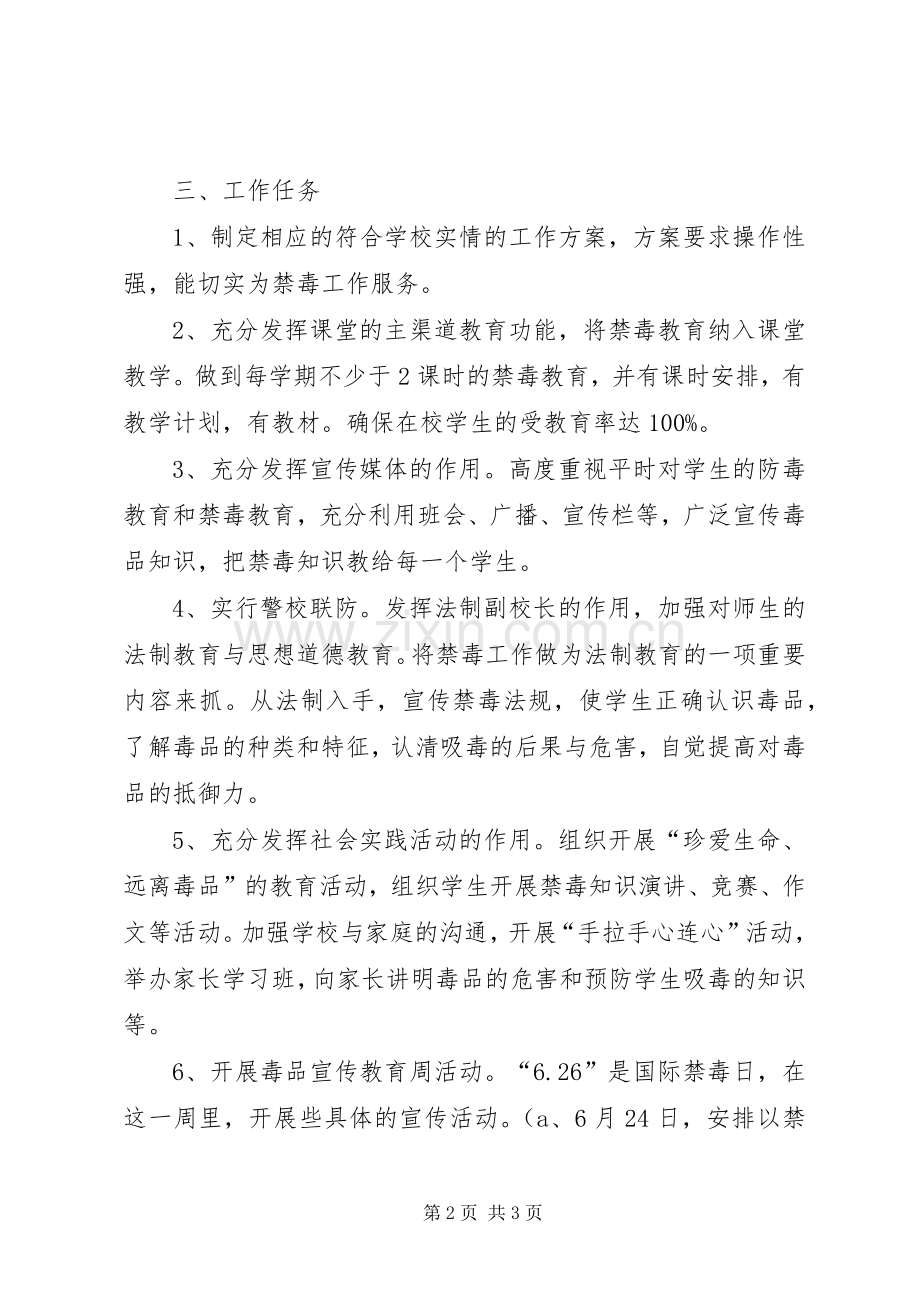 学校年度禁毒预防教育工作实施方案20XX年 (5).docx_第2页