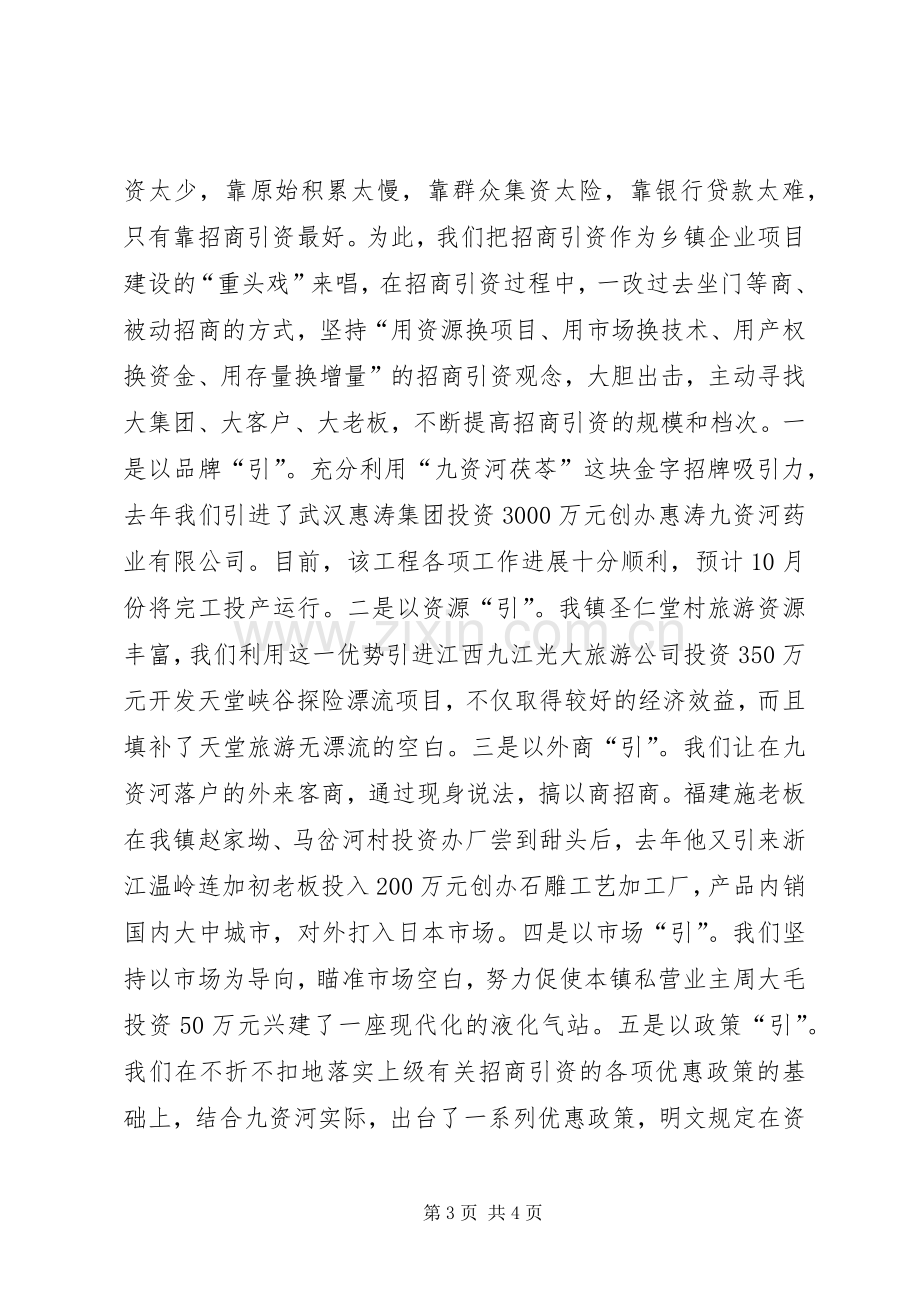 在全县乡镇企业工作会上的典型发言材料.docx_第3页