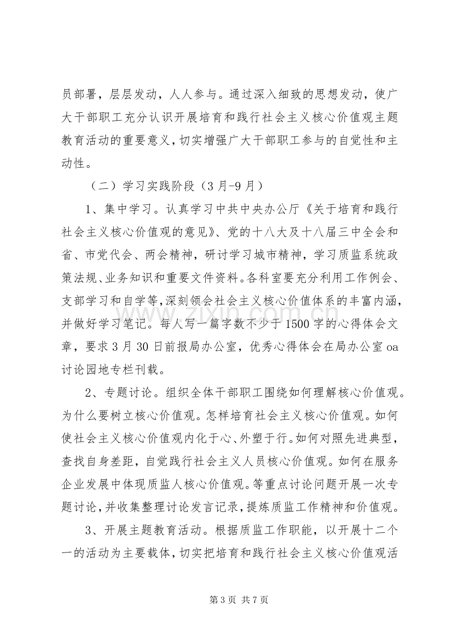 培育和践行社会主义核心价值观实施方案 .docx_第3页