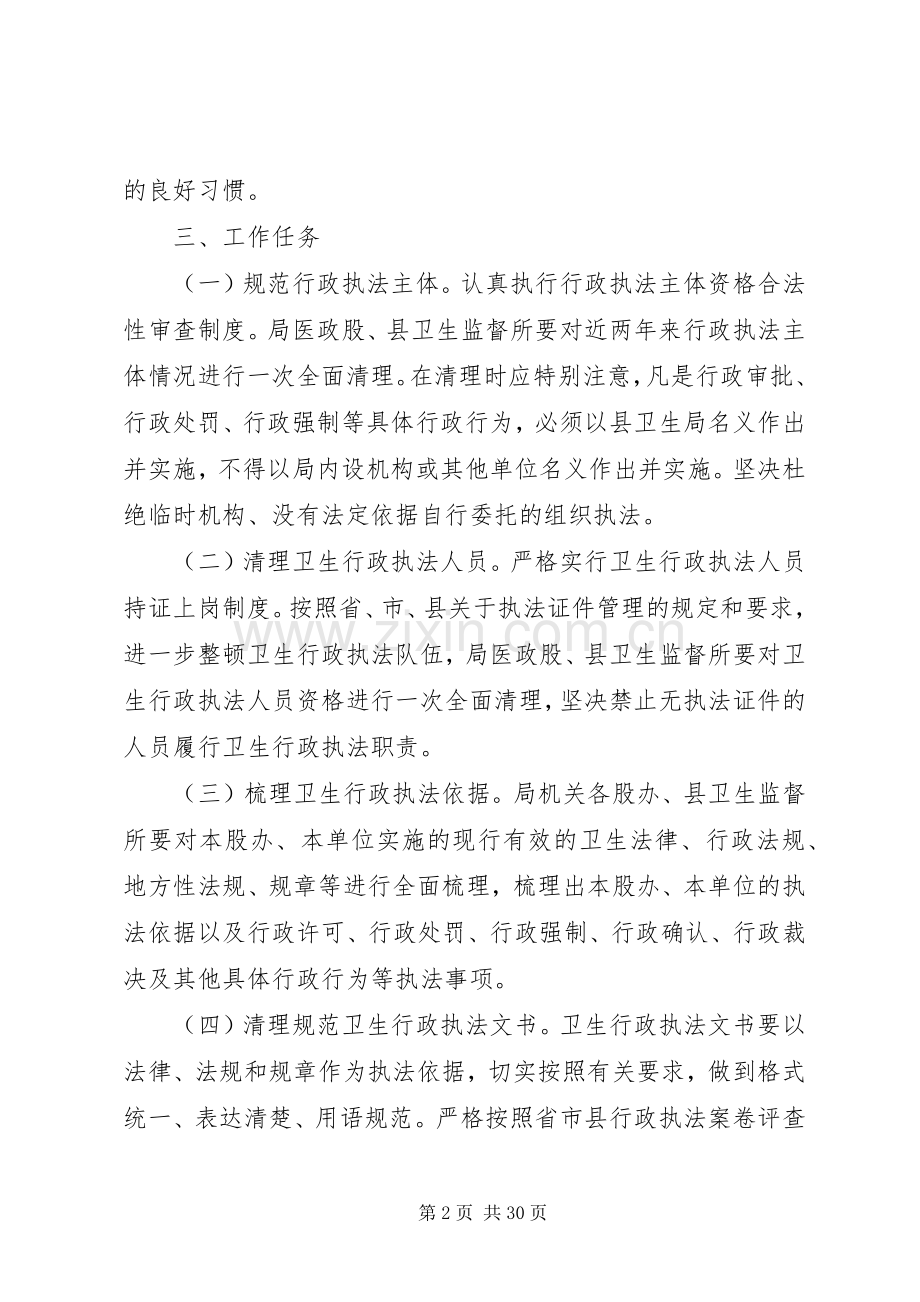 卫生行政执法行为规范方案3篇.docx_第2页