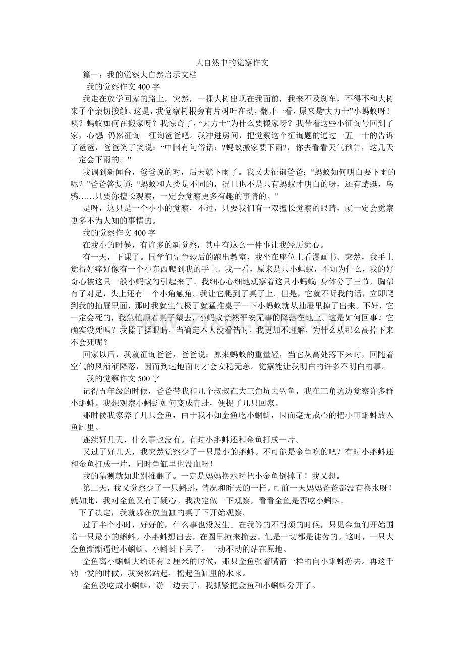 大自然中的发现作文.doc_第1页