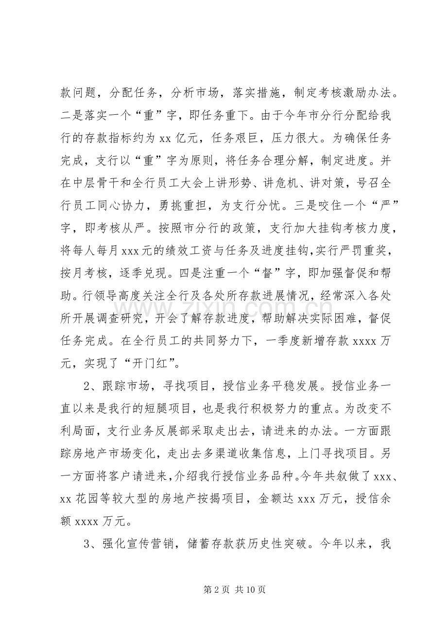 在银行支行职代会上的讲话.docx_第2页