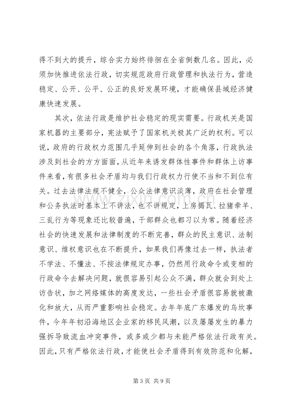 依法行政工作电视电话会议讲话.docx_第3页