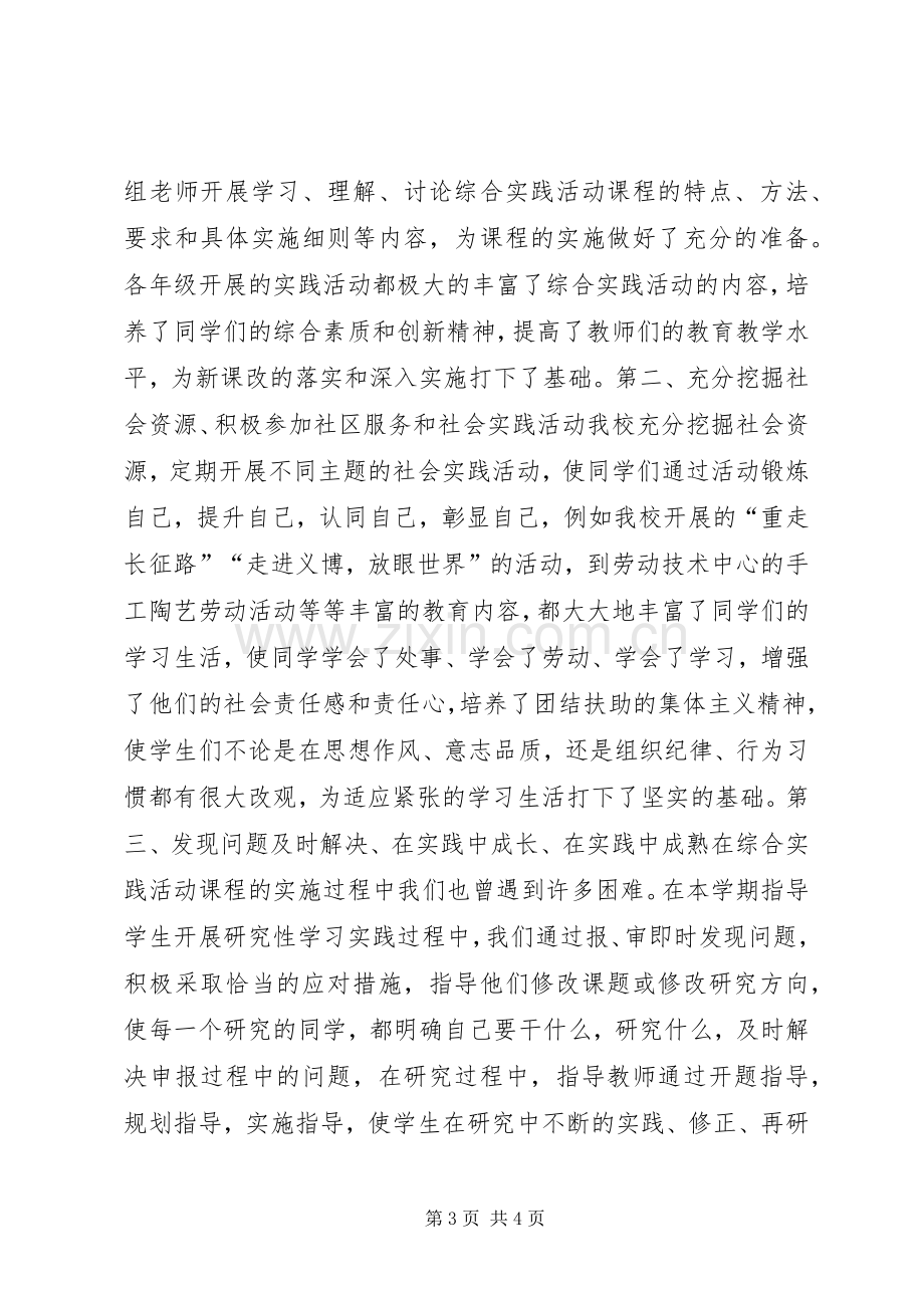 综合实践活动理事会发言材料提纲.docx_第3页