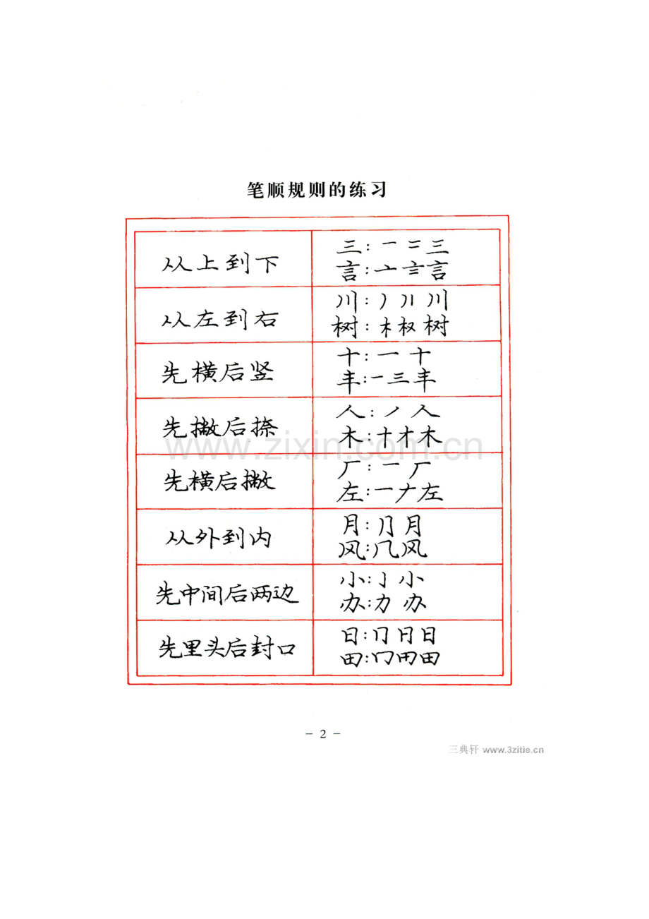 庞中华字帖笔画及间架结构.doc_第2页