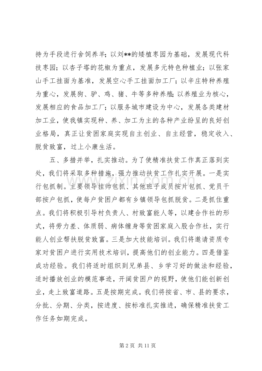 关于精准扶贫发言材料提纲汇编.docx_第2页