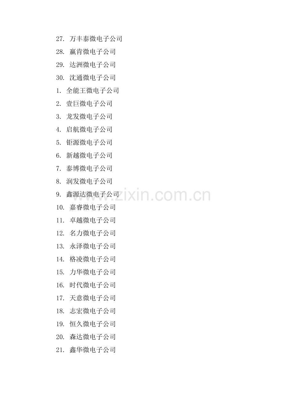 微电子公司起名字.doc_第3页