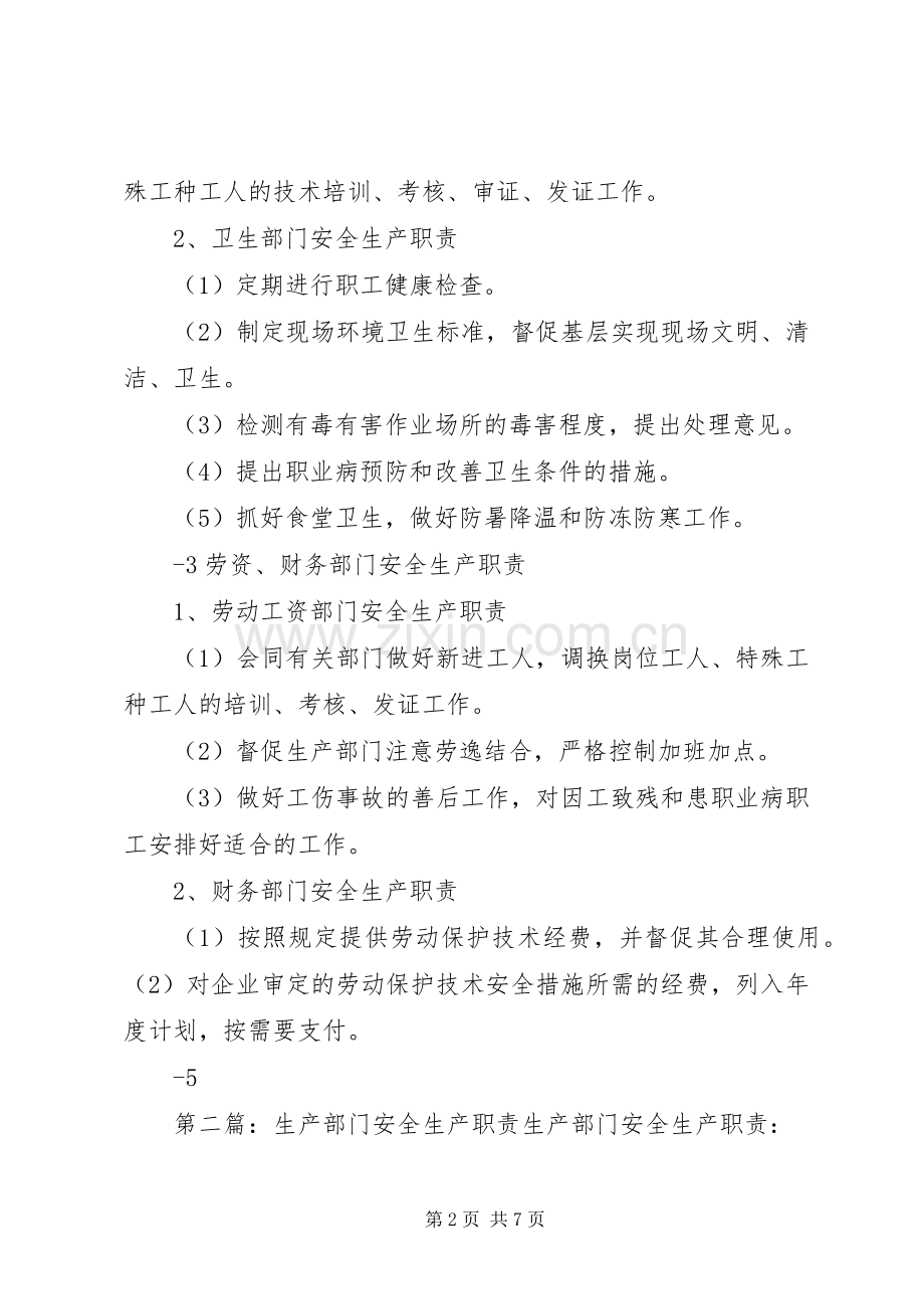 安全生产部门职责要求.docx_第2页