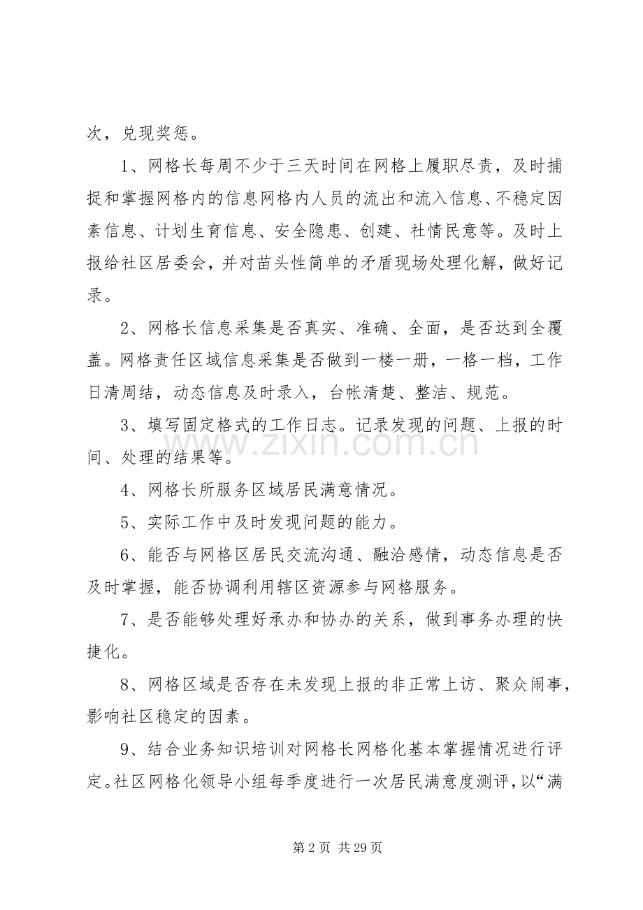 社区网格化管理考核规章制度.docx_第2页