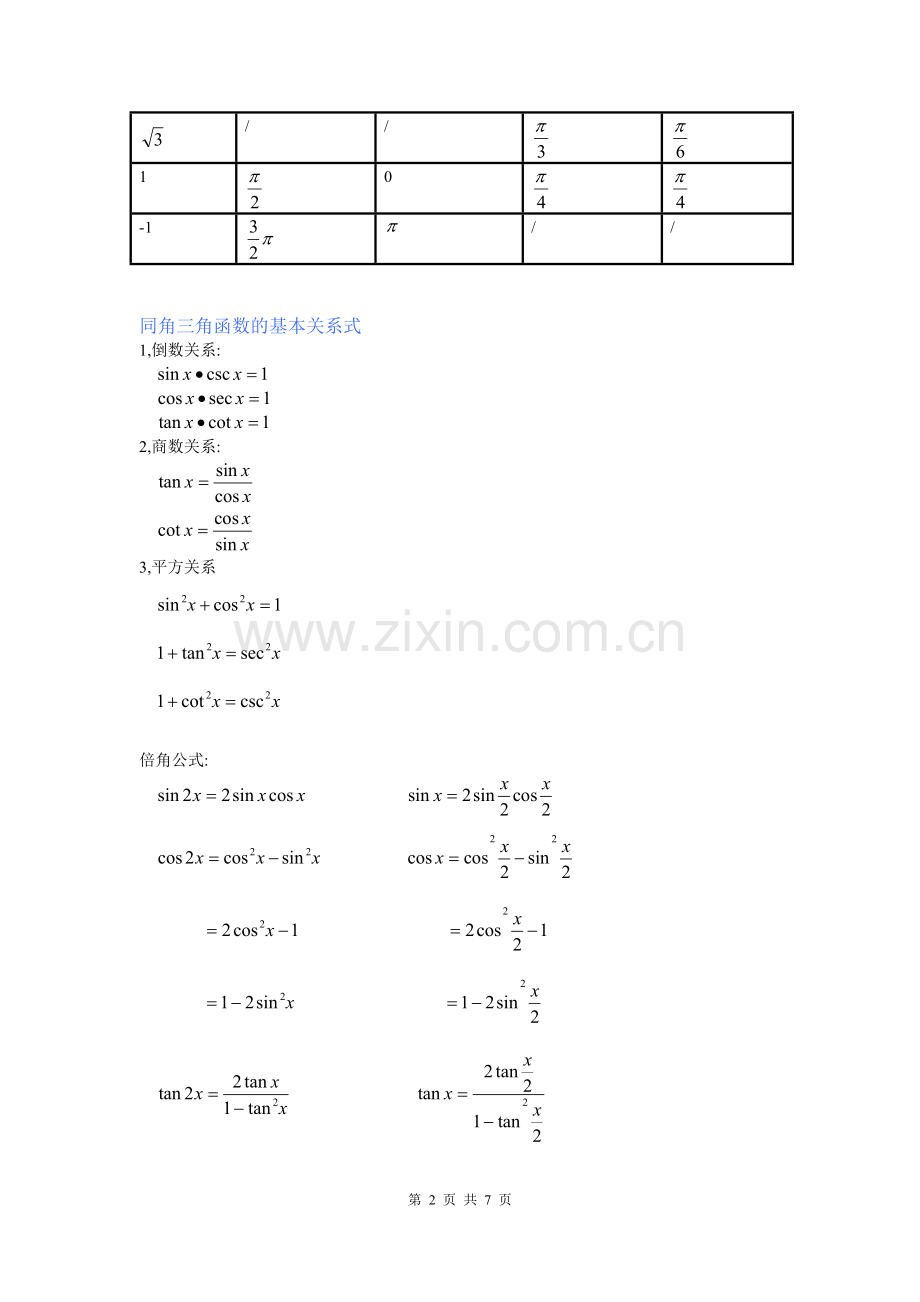 高中数学常用公式.doc_第2页