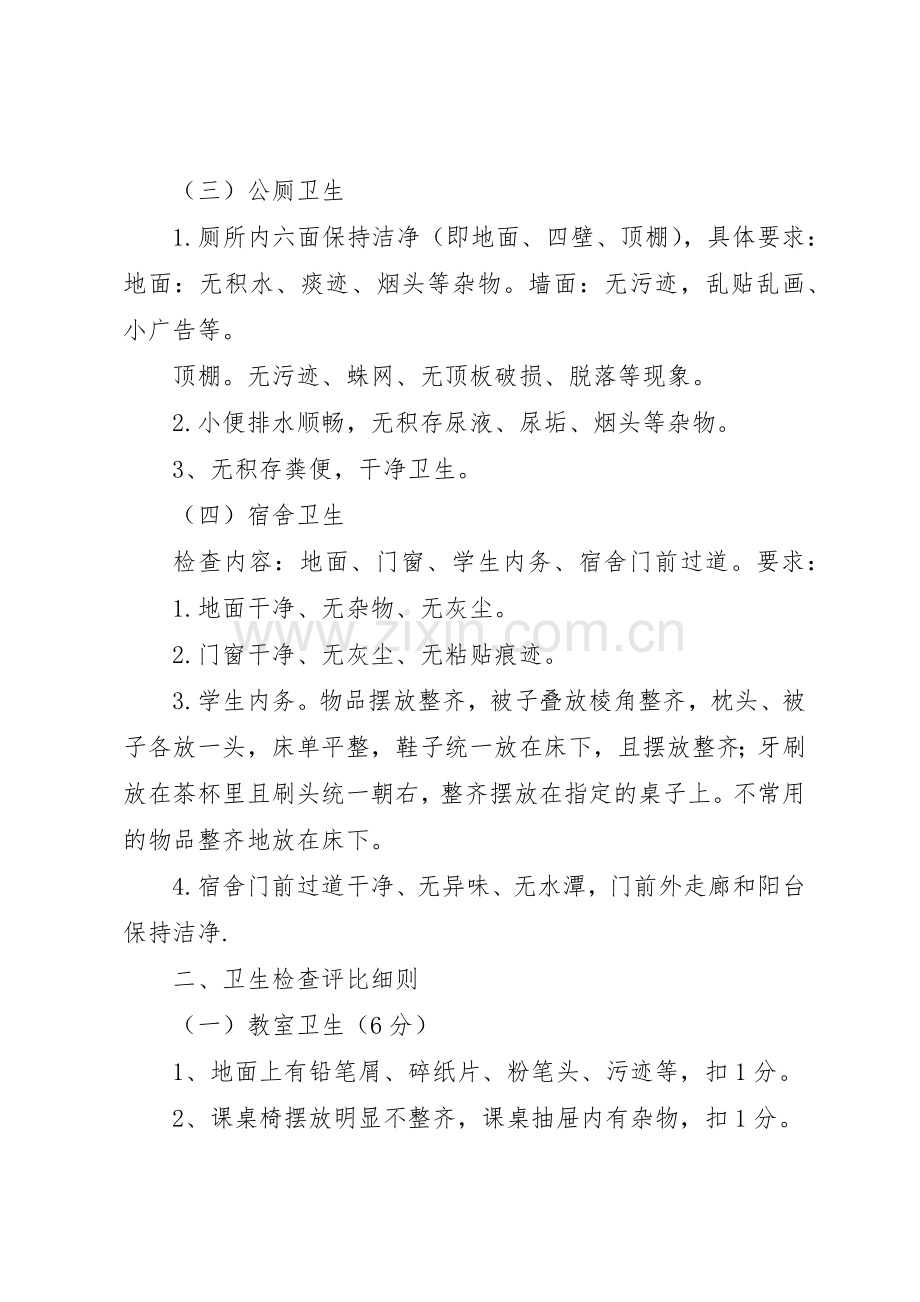 校园卫生检查评比规章制度细则.docx_第2页