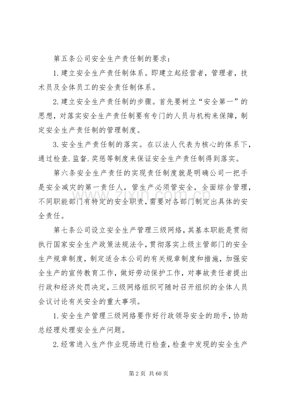 安全生产规章规章制度细则.docx_第2页