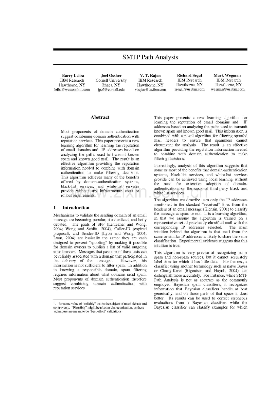 网络-电子商务-外文翻译-外文文献-英文文献-SMTP-路径分析.doc_第1页