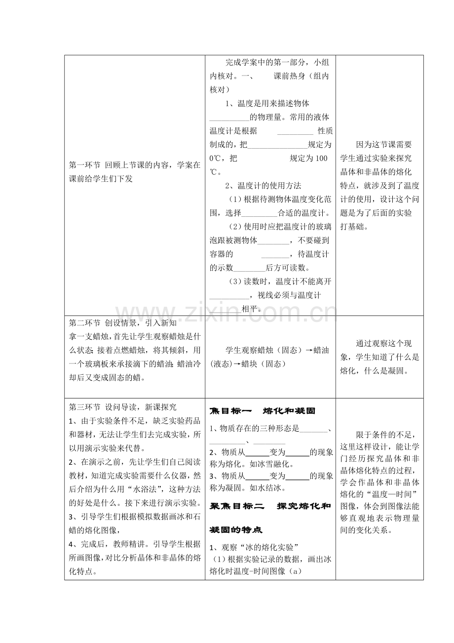 《探究熔化和凝固的特点》教学设计.doc_第2页