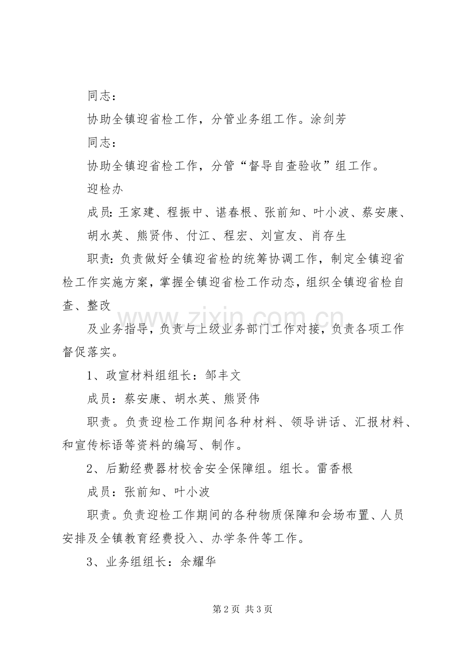 迎检领导小组、工作小组职责要求及分工.docx_第2页