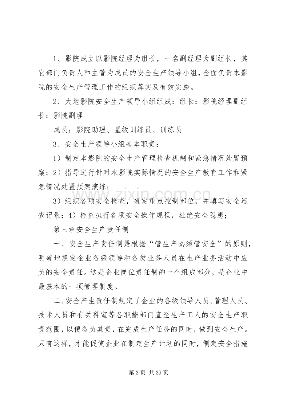 影城安全生产管理规章制度.docx_第3页