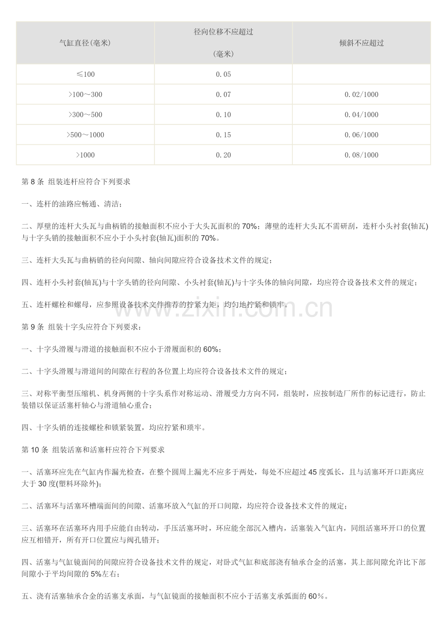 压缩机安装(规范与标准).doc_第3页