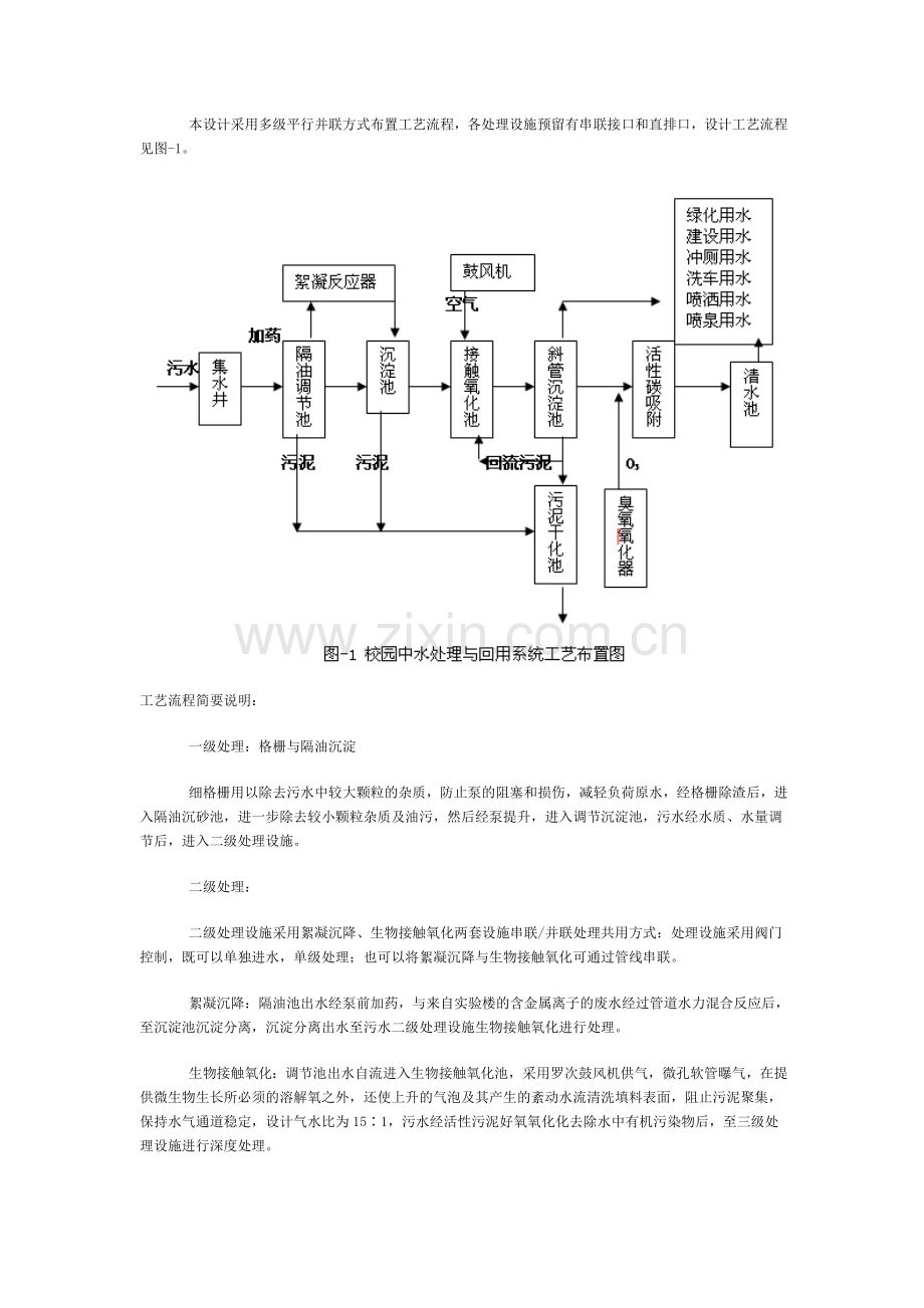 校院小区中水回用工程设计.doc_第2页