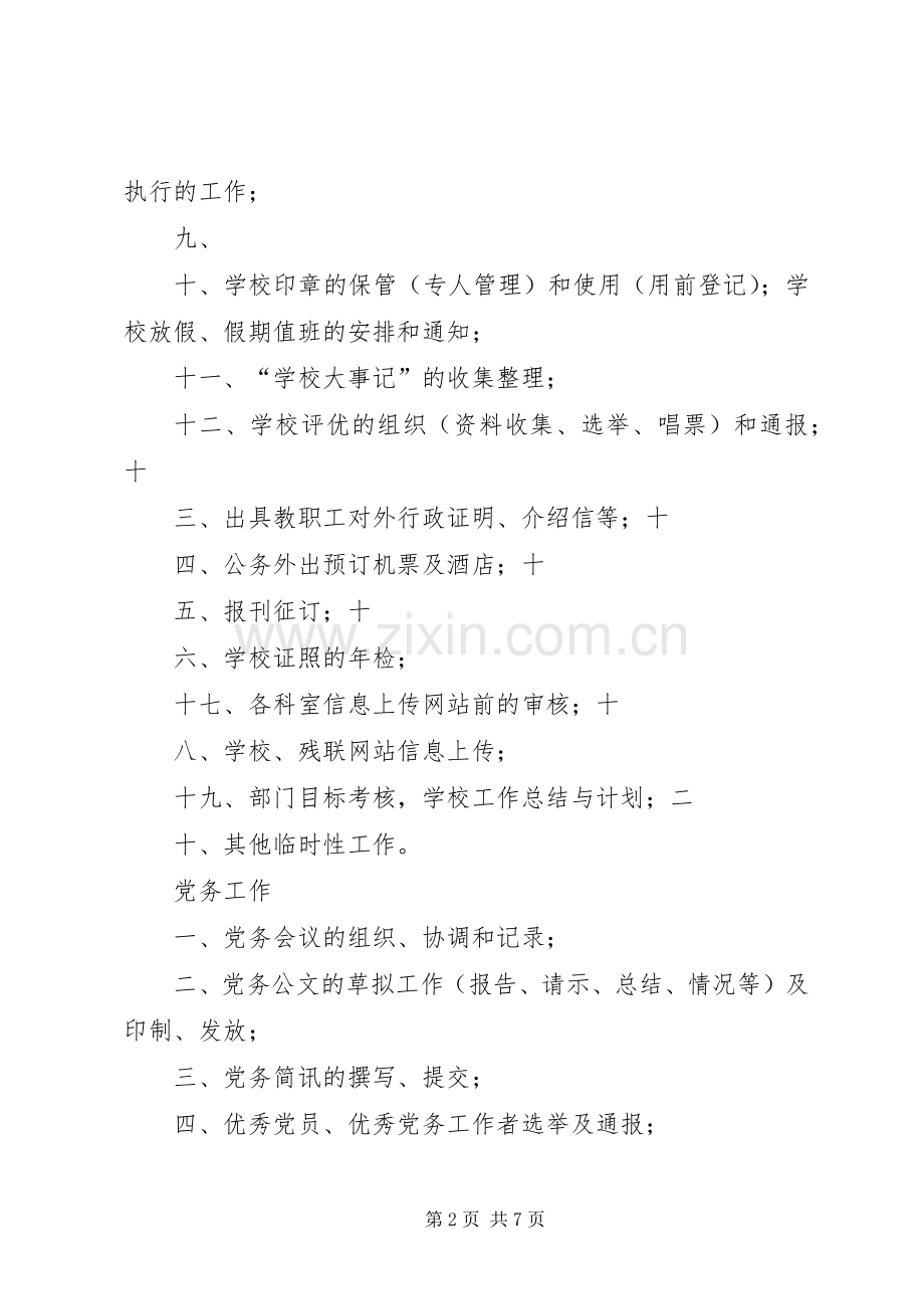 局办公室职能职责要求及分工(2).docx_第2页